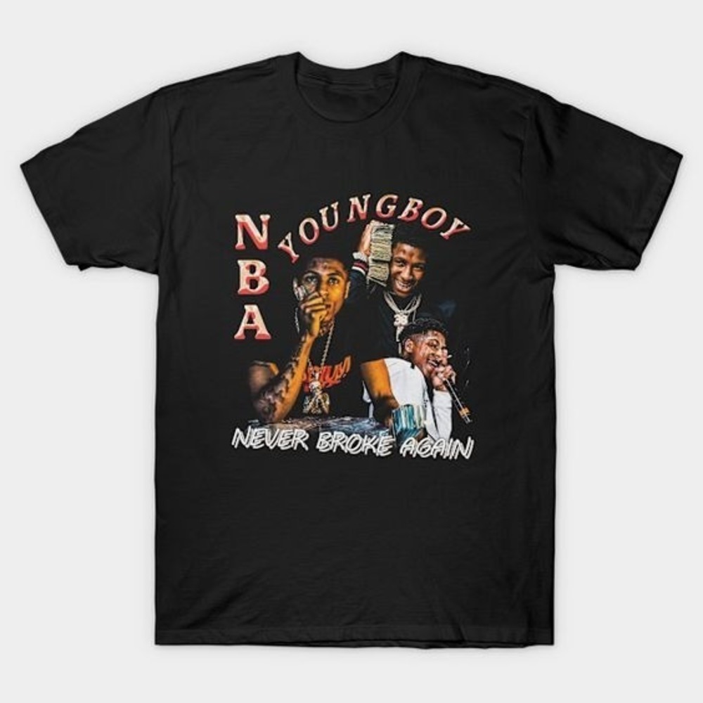 Nba Youngboy Vintage Bootleg  Hip Hop Graphics Shirt